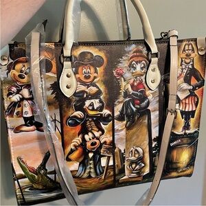 Haunted Mansion Stretching Portraits Disney Purse- Disney Shoulder Handbag